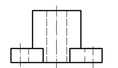 A:b B:c C:d D:a 答案: c已知立体的正面投影和水平投影，正确的侧面投影图是（    ）第55张