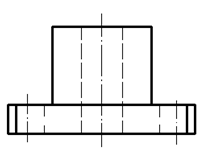 A:b B:c C:d D:a 答案: c已知立体的正面投影和水平投影，正确的侧面投影图是（    ）第53张