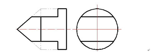 A:b B:c C:d D:a 答案: c已知立体的正面投影和水平投影，正确的侧面投影图是（    ）第8张
