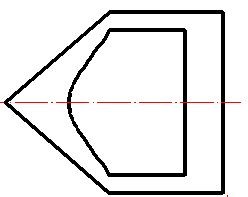 A:b B:c C:d D:a 答案: c已知立体的正面投影和水平投影，正确的侧面投影图是（    ）第13张