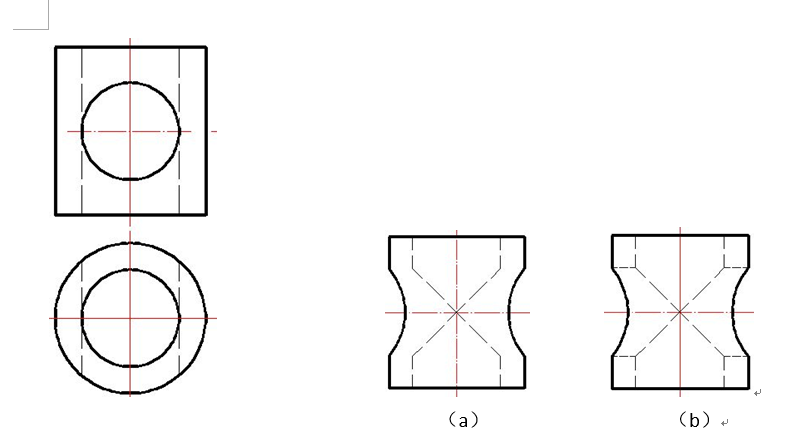 A:b B:c C:d D:a 答案: d已知立体的水平投影和正面投影，选择正确的侧面投影（    ）第46张