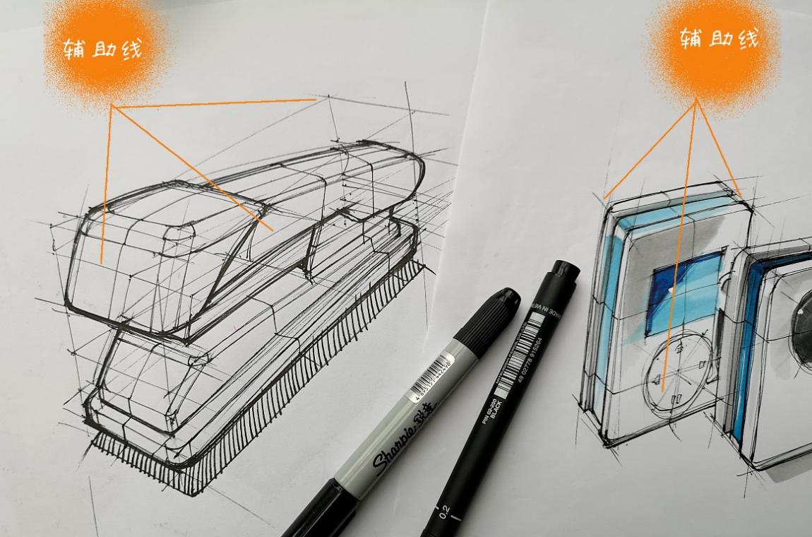 工业设计初级手绘图图片