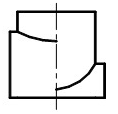 下列各图中两平面相交，正面投影中相互遮挡部分画法正确的是（  ） A:错 B:对 答案: 错 C: A: 平面截割圆柱时，当截平面平行于圆柱的轴线时，截交线为（  ）。第199张