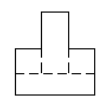 下列各图中两平面相交，正面投影中相互遮挡部分画法正确的是（  ） A:错 B:对 答案: 错 C: A: 平面截割圆柱时，当截平面平行于圆柱的轴线时，截交线为（  ）。第77张