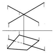 A:圆 B:椭圆 C:都有可能 D:矩形 答案: 矩形 D: B: 平面截割圆锥时，当截平面通过锥顶于圆锥体相交时，截交线为（  ）。第37张