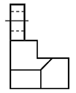 下列各图中两平面相交，正面投影中相互遮挡部分画法正确的是（  ） A:错 B:对 答案: 错 C: A: 平面截割圆柱时，当截平面平行于圆柱的轴线时，截交线为（  ）。第154张