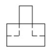 下列各图中两平面相交，正面投影中相互遮挡部分画法正确的是（  ） A:错 B:对 答案: 错 C: A: 平面截割圆柱时，当截平面平行于圆柱的轴线时，截交线为（  ）。第75张