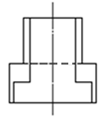 A:圆 B:椭圆 C:都有可能 D:矩形 答案: 矩形 D: B: 平面截割圆锥时，当截平面通过锥顶于圆锥体相交时，截交线为（  ）。第119张