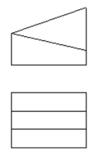 下列各图中两平面相交，正面投影中相互遮挡部分画法正确的是（  ） A:错 B:对 答案: 错 C: A: 平面截割圆柱时，当截平面平行于圆柱的轴线时，截交线为（  ）。第68张