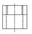 下列各图中两平面相交，正面投影中相互遮挡部分画法正确的是（  ） A:错 B:对 答案: 错 C: A: 平面截割圆柱时，当截平面平行于圆柱的轴线时，截交线为（  ）。第101张