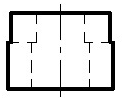下列各图中两平面相交，正面投影中相互遮挡部分画法正确的是（  ） A:错 B:对 答案: 错 C: A: 平面截割圆柱时，当截平面平行于圆柱的轴线时，截交线为（  ）。第208张