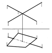 A:圆 B:椭圆 C:都有可能 D:矩形 答案: 矩形 D: B: 平面截割圆锥时，当截平面通过锥顶于圆锥体相交时，截交线为（  ）。第30张