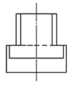 A:圆 B:椭圆 C:都有可能 D:矩形 答案: 矩形 D: B: 平面截割圆锥时，当截平面通过锥顶于圆锥体相交时，截交线为（  ）。第117张