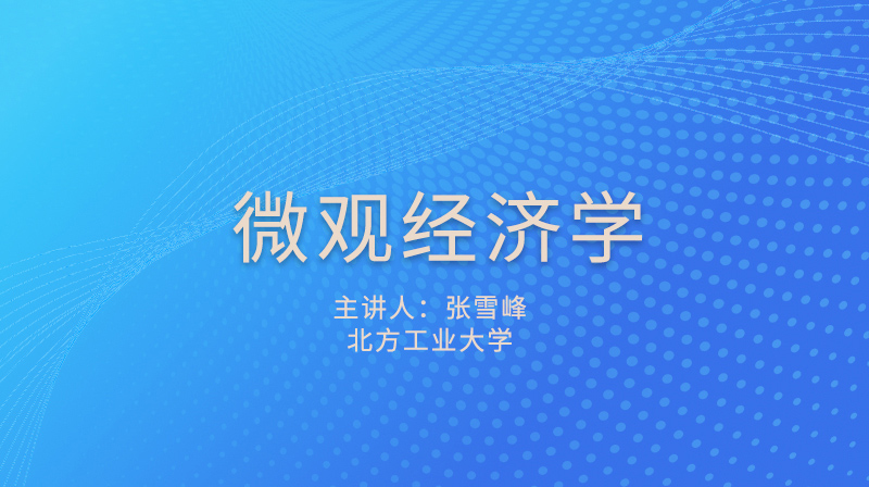 微观经济学期末答案和章节题库2024春